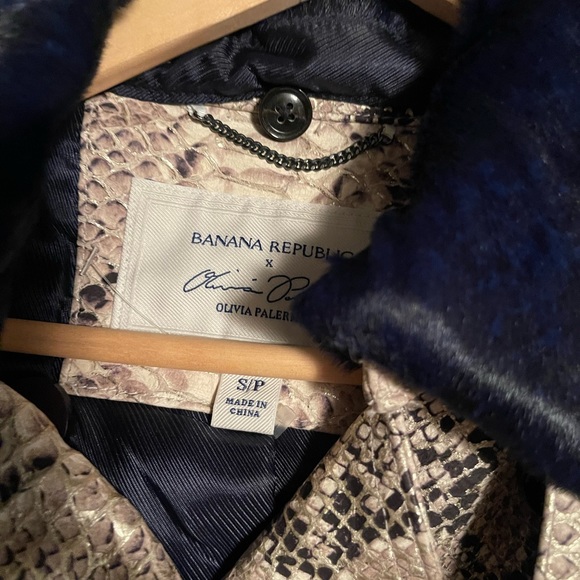 Banana republic X Olivia Palermo leather coat - Picture 7 of 12